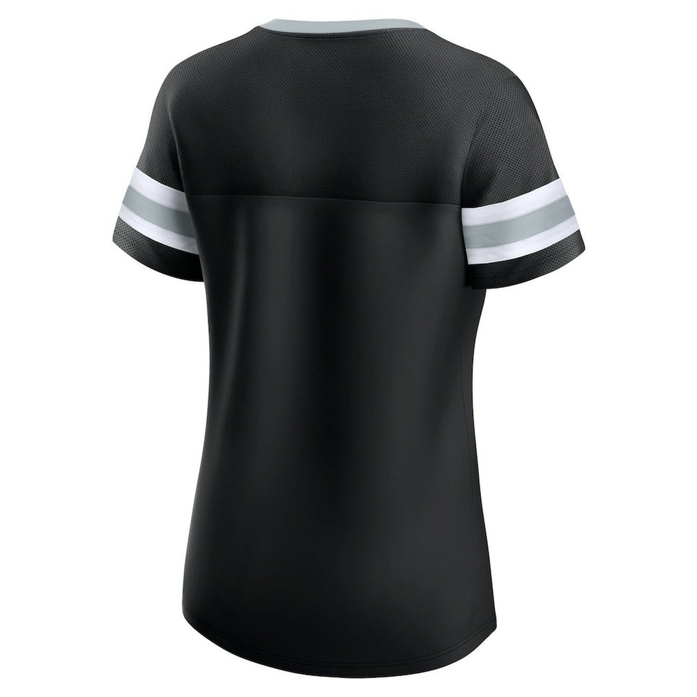 Women's Plus Size Original State Lace-Up T-Shirt - Las Vegas Raiders