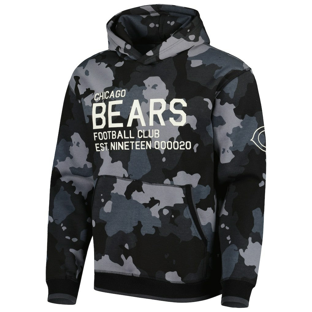 The Wild Collective Camo Pullover Hoodie - Chicago Bears