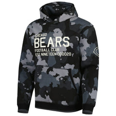 The Wild Collective Camo Pullover Hoodie - Chicago Bears