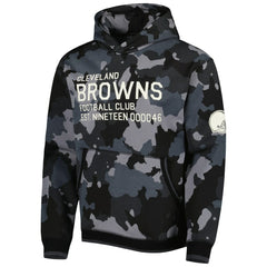 The Wild Collective Camo Pullover Hoodie - Cleveland Browns