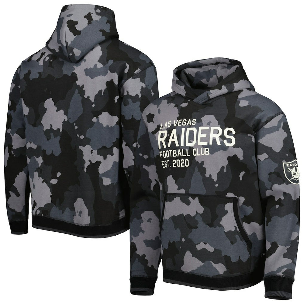The Wild Collective Camo Pullover Hoodie - Las Vegas Raiders