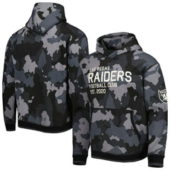 The Wild Collective Camo Pullover Hoodie - Las Vegas Raiders