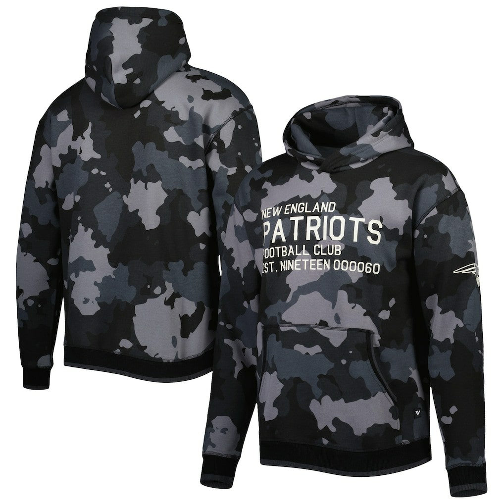 The Wild Collective Camo Pullover Hoodie - New England Patriots