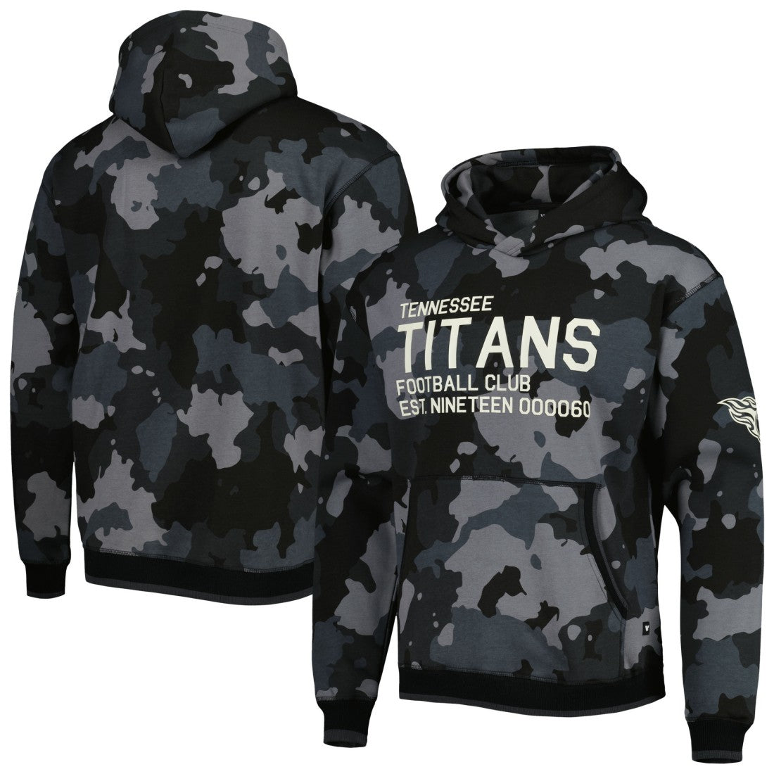 The Wild Collective Camo Pullover Hoodie - Tennessee Titans