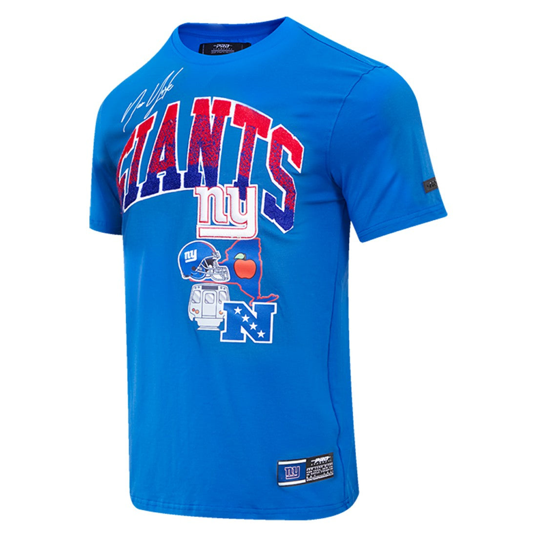 Pro Standard Super Bowl XLVI Patch Hometown Collection T-Shirt - New York Giants