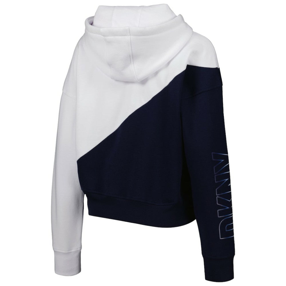 MLB Atlanta Braves DKNY Sport Women's Bobbi Colorblock Pullover Hoodie