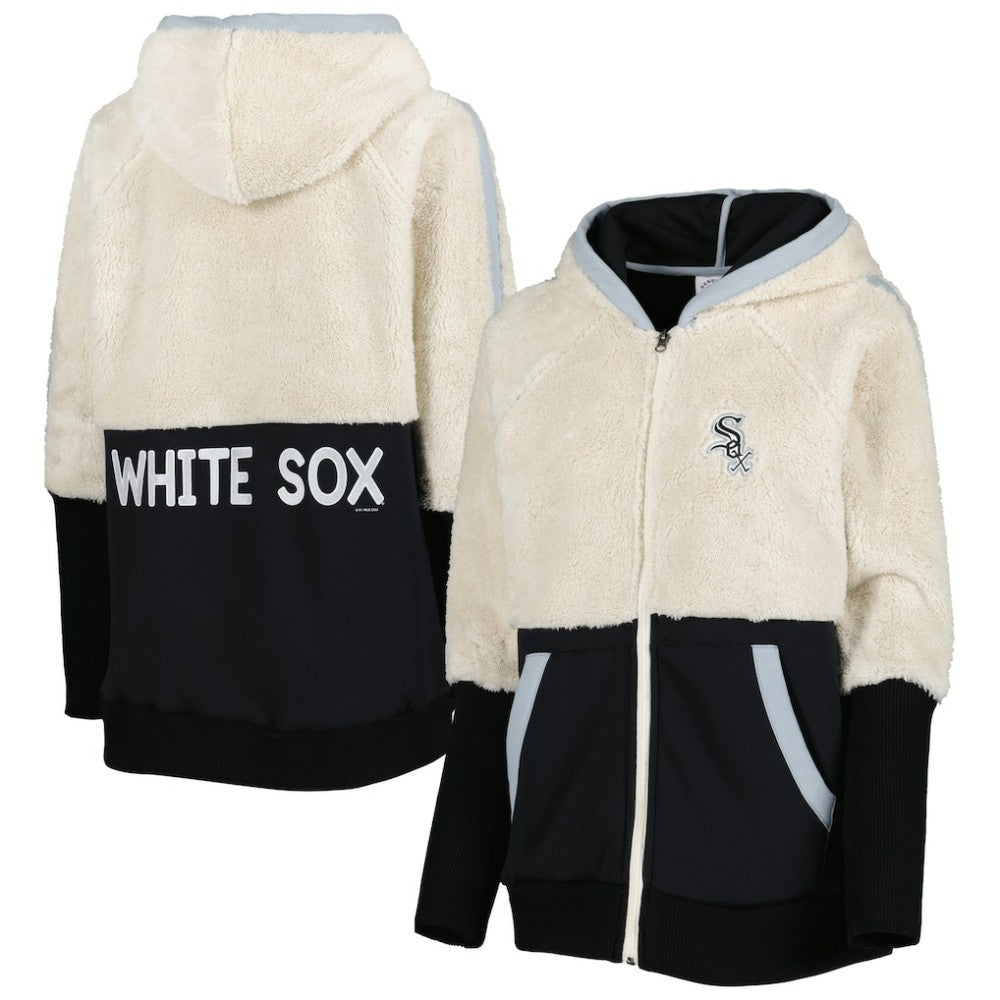MLB Chicago White Sox G-III 4Her by Carl Banks Women's Shuffle It Raglan Full-Zip Hoodie