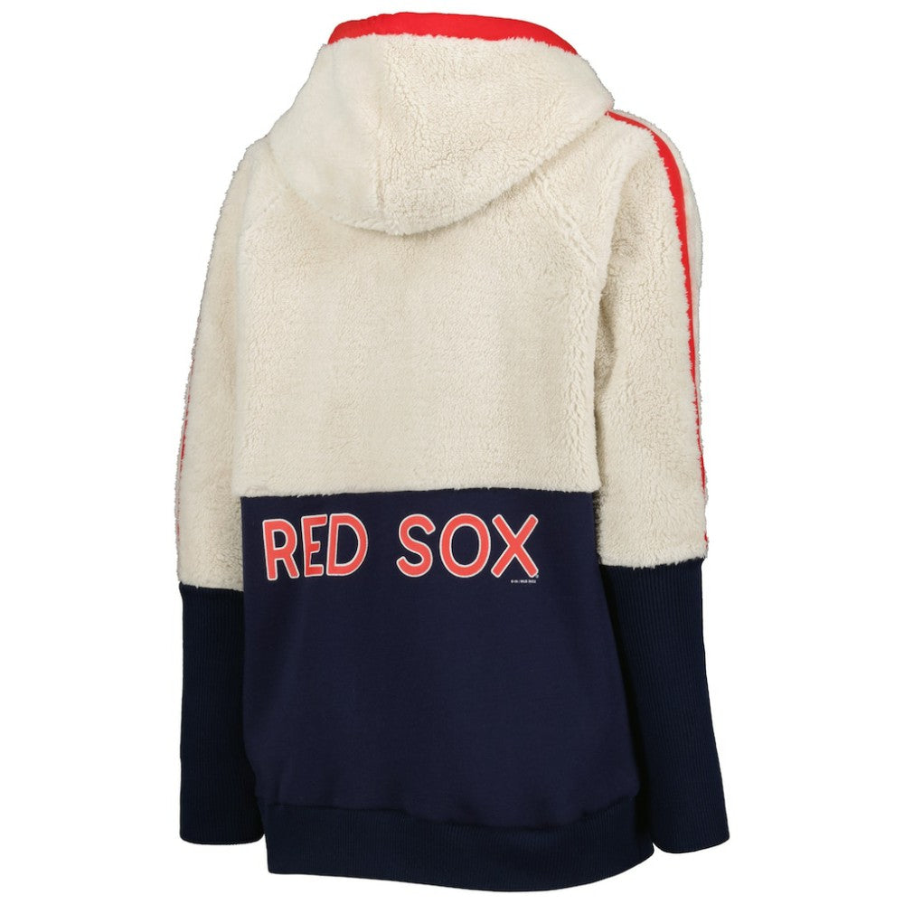 MLB Boston Red Sox G-III 4Her by Carl Banks Women's Shuffle It Raglan Full-Zip Hoodie