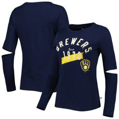 MLB Milwaukee Brewers Touch Women's Formation Long Sleeve T-Shirt