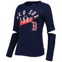 MLB Boston Red Sox Touch Women's Formation Long Sleeve T-Shirt