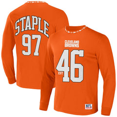 NFL x Staple Core Team Long Sleeve T-Shirt - Cleveland Browns