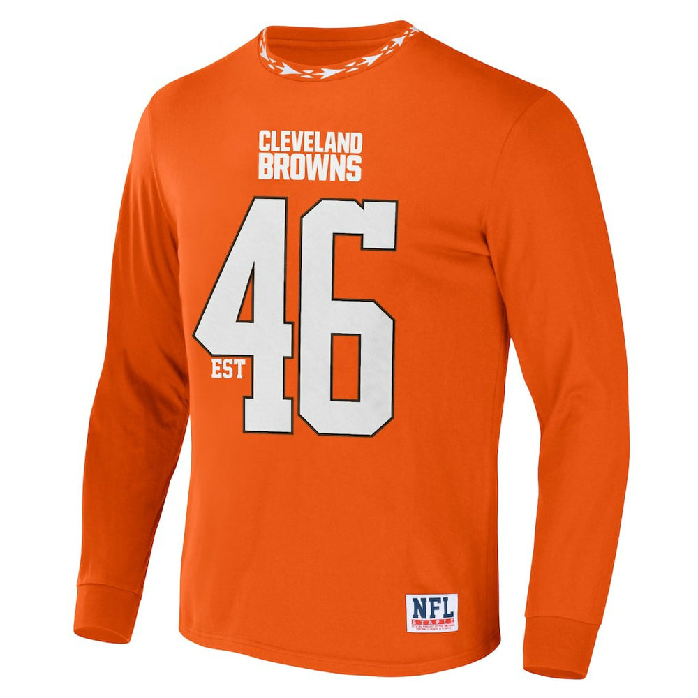 NFL x Staple Core Team Long Sleeve T-Shirt - Cleveland Browns