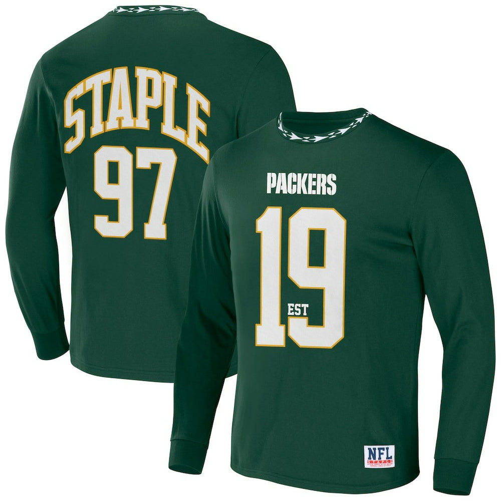 NFL x Staple Core Team Long Sleeve T-Shirt - Green Bay Packers