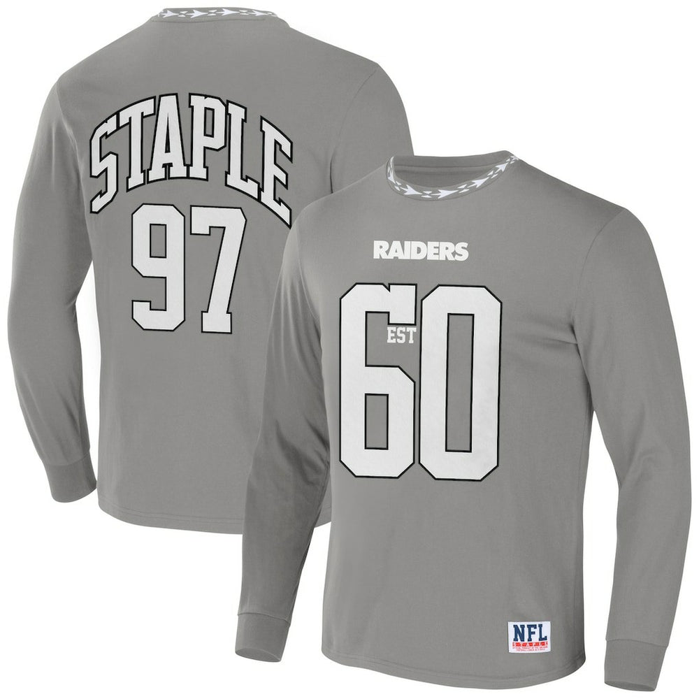 NFL x Staple Core Team Long Sleeve T-Shirt - Las Vegas Raiders