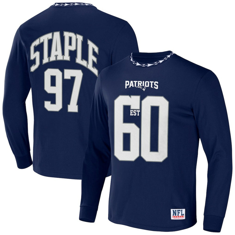 NFL x Staple Core Team Long Sleeve T-Shirt - New England Patriots