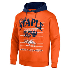 NFL x Staple Throwback Vintage Wash Pullover Hoodie - Denver Broncos