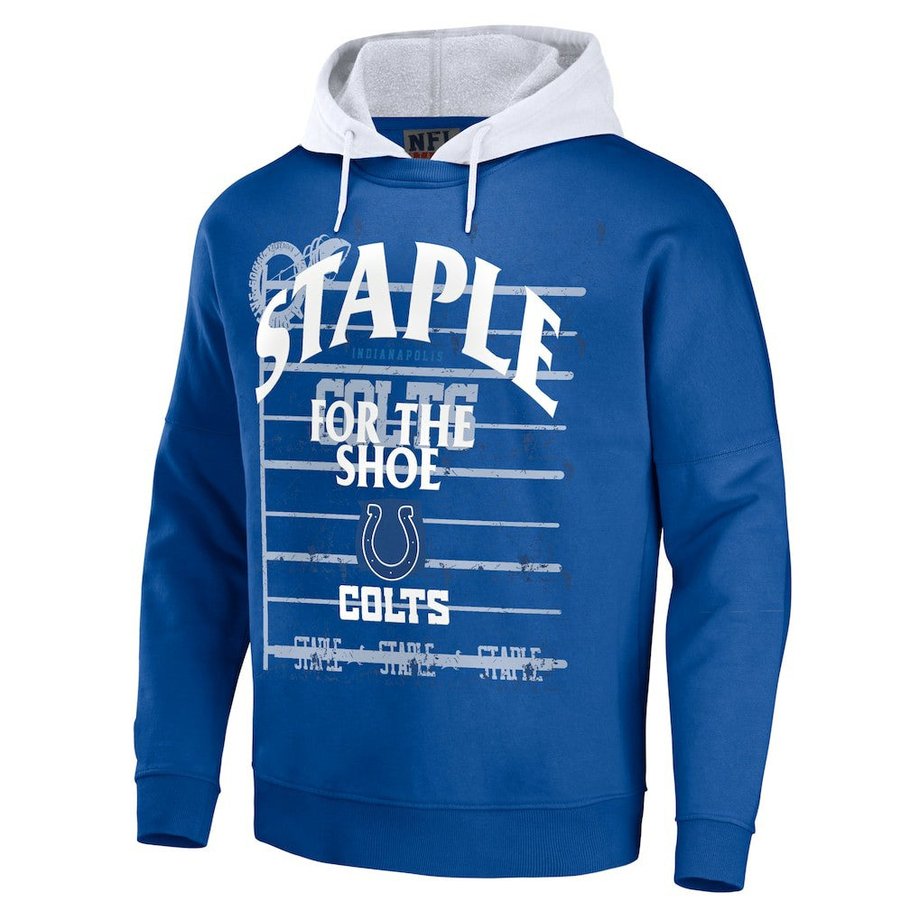 NFL x Staple Throwback Vintage Wash Pullover Hoodie - Indianapolis Colts