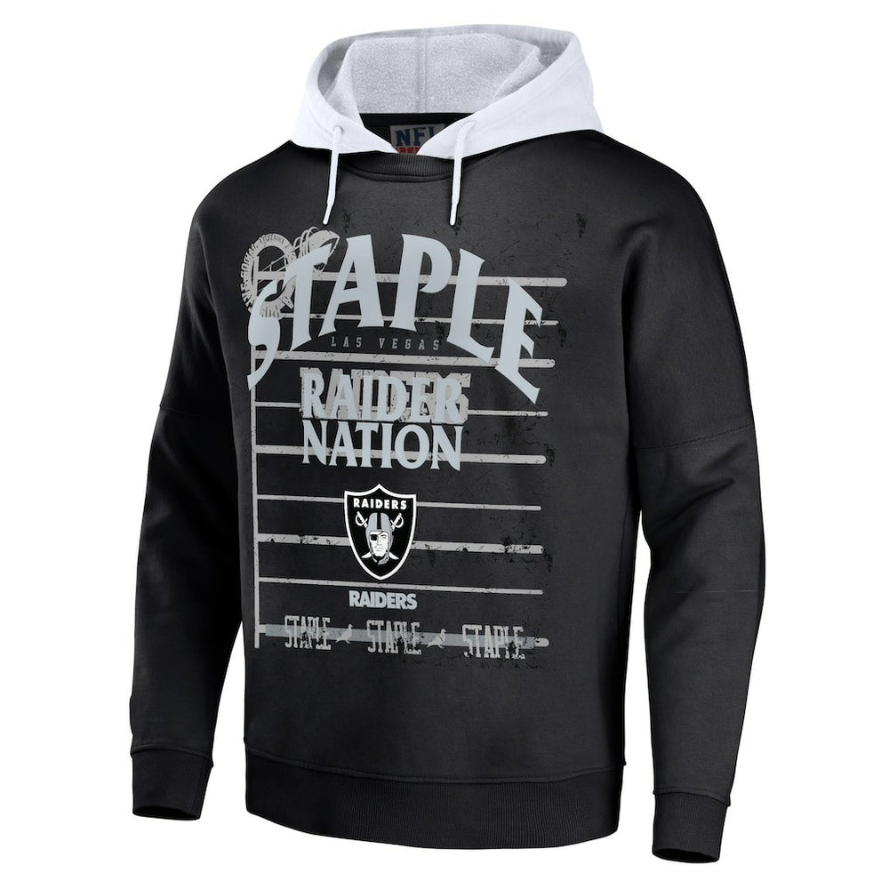 NFL x Staple Throwback Vintage Wash Pullover Hoodie - Las Vegas Raiders
