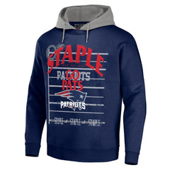 NFL x Staple Throwback Vintage Wash Pullover Hoodie - New England Patriots