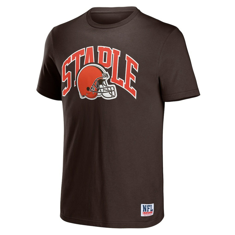 NFL x Staple Logo Lockup T-Shirt - Cleveland Browns