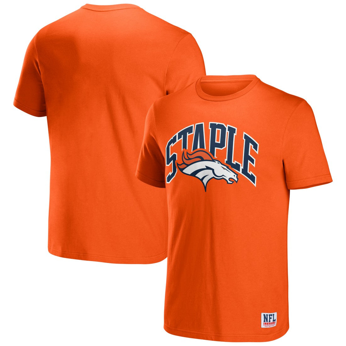 NFL x Staple Logo Lockup T-Shirt - Denver Broncos