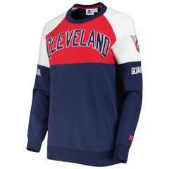 MLB Cleveland Guardians Starter Women's Baseline Raglan Pullover Sweatshirt