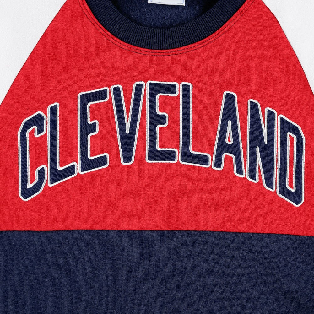MLB Cleveland Guardians Starter Women's Baseline Raglan Pullover Sweatshirt