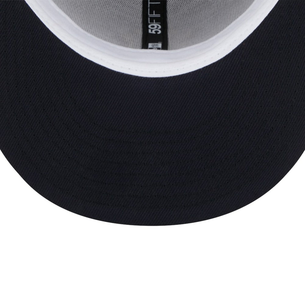 MLB New York Yankees New Era World Series Champions Navy Undervisor 59FIFTY Fitted Hat