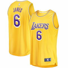 NBA LeBron James Los Angeles Lakers 2021/22 Fast Break Replica Jersey