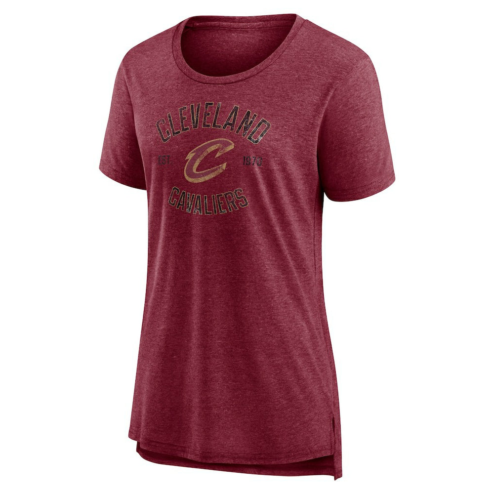NBA Cleveland Cavaliers Women's Heritage Tri-Blend T-Shirt sale