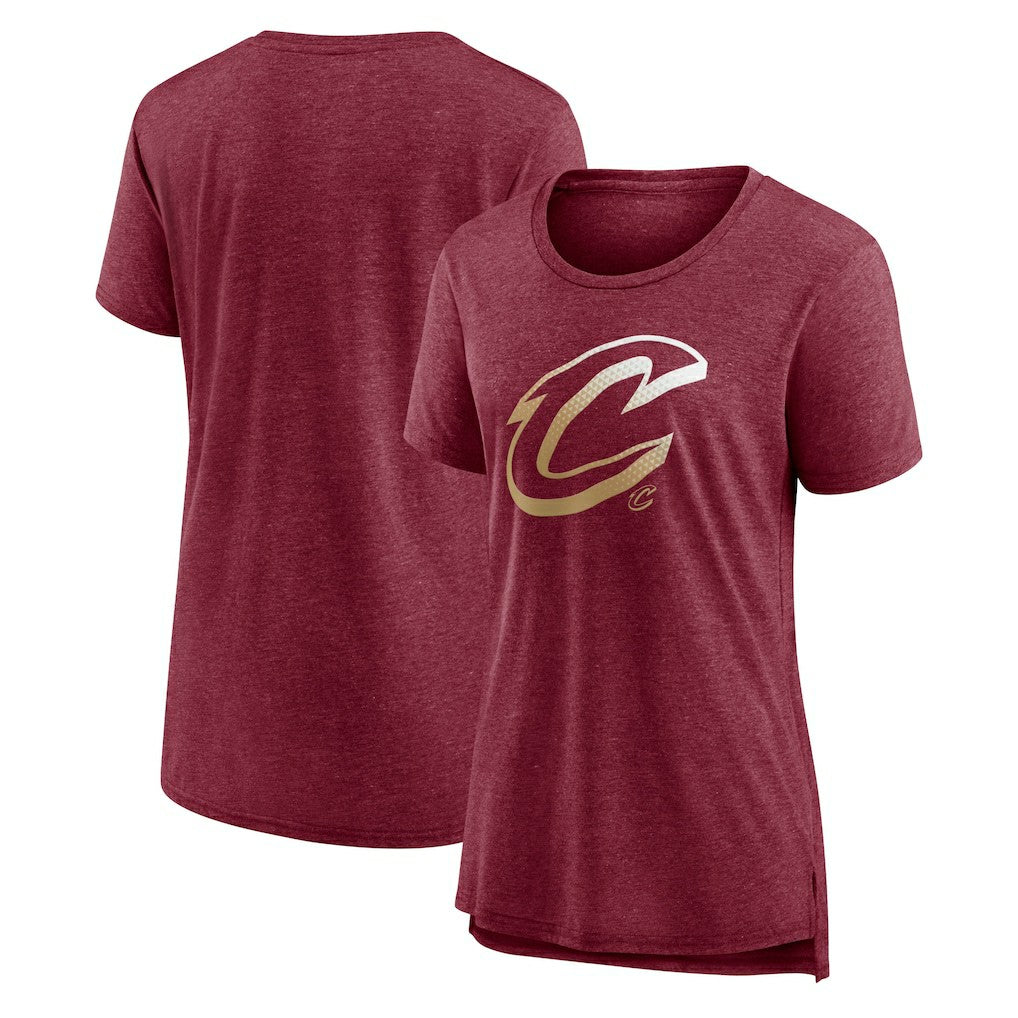 NBA Cleveland Cavaliers Women's Gradient Logo Tri-Blend T-Shirt sale