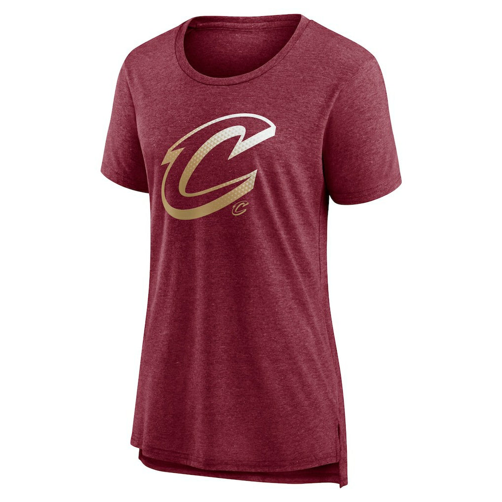 NBA Cleveland Cavaliers Women's Gradient Logo Tri-Blend T-Shirt sale