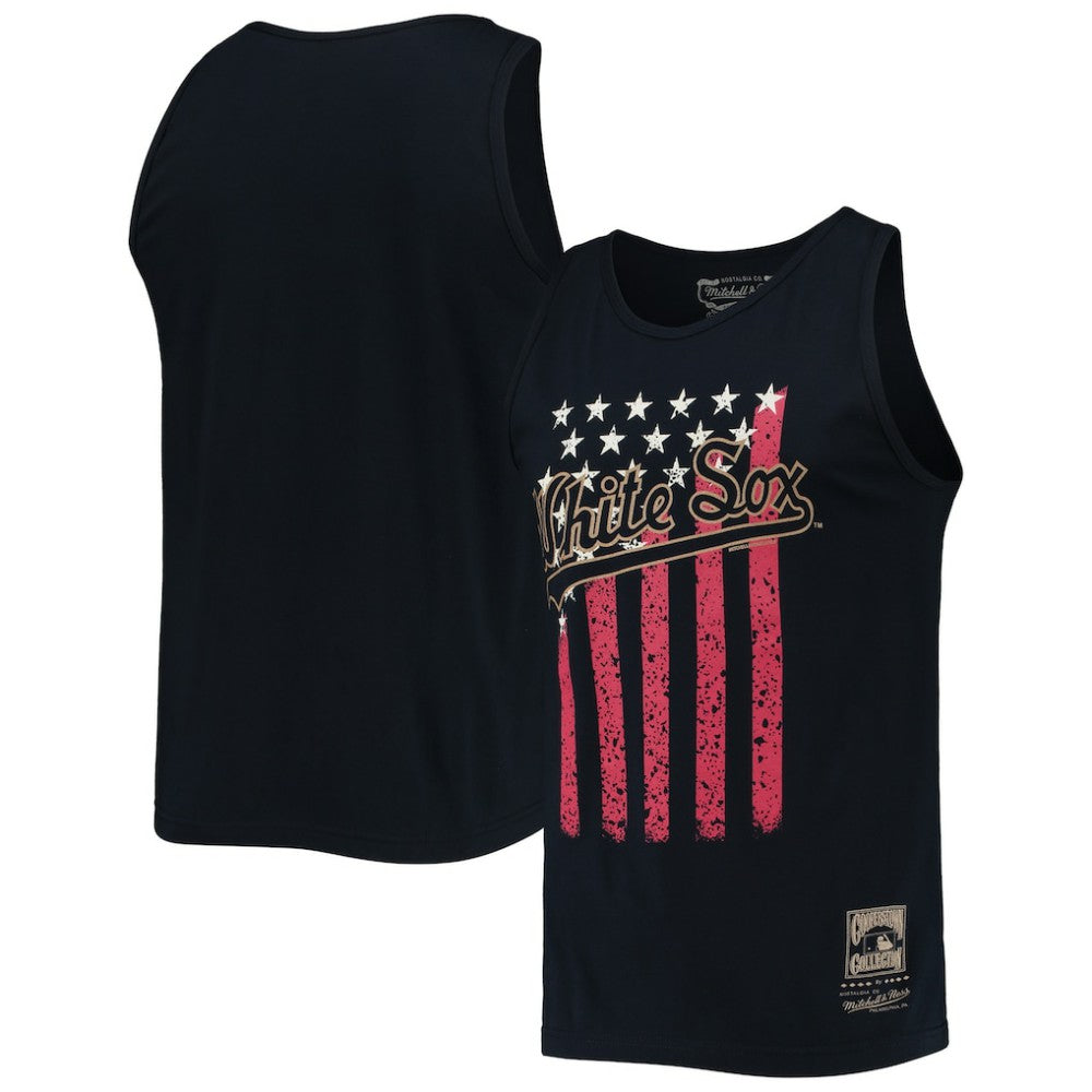 MLB Chicago White Sox Mitchell & Ness Cooperstown Collection Stars and Stripes Tank Top