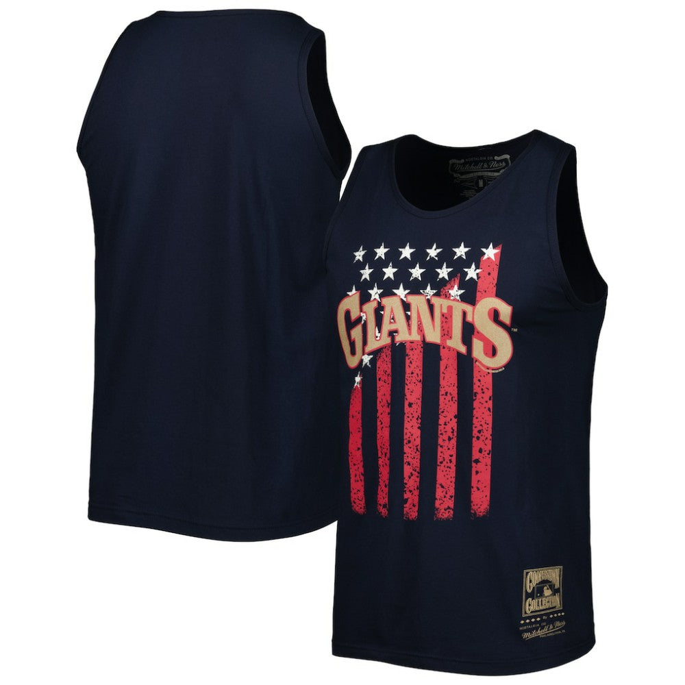 MLB San Francisco Giants Mitchell & Ness Cooperstown Collection Stars and Stripes Tank Top