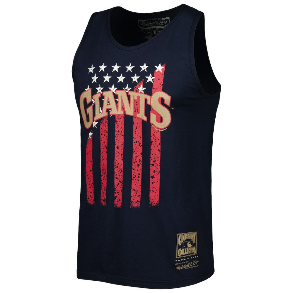 MLB San Francisco Giants Mitchell & Ness Cooperstown Collection Stars and Stripes Tank Top