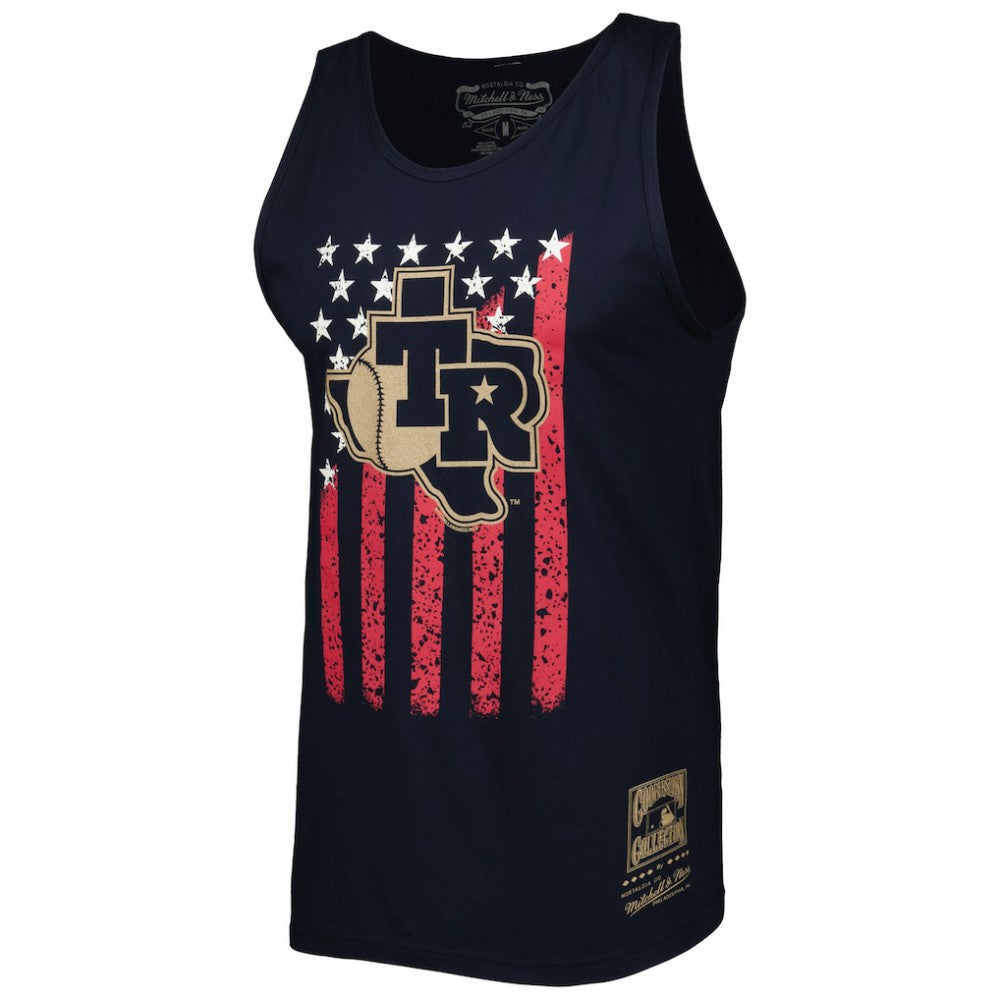 MLB Texas Rangers Mitchell & Ness Cooperstown Collection Stars and Stripes Tank Top