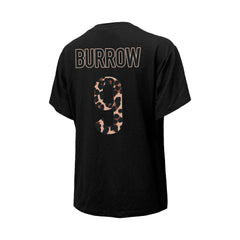 Joe Burrow  Majestic Threads Women's Leopard Player Name & Number T-Shirt - Cincinnati Bengals