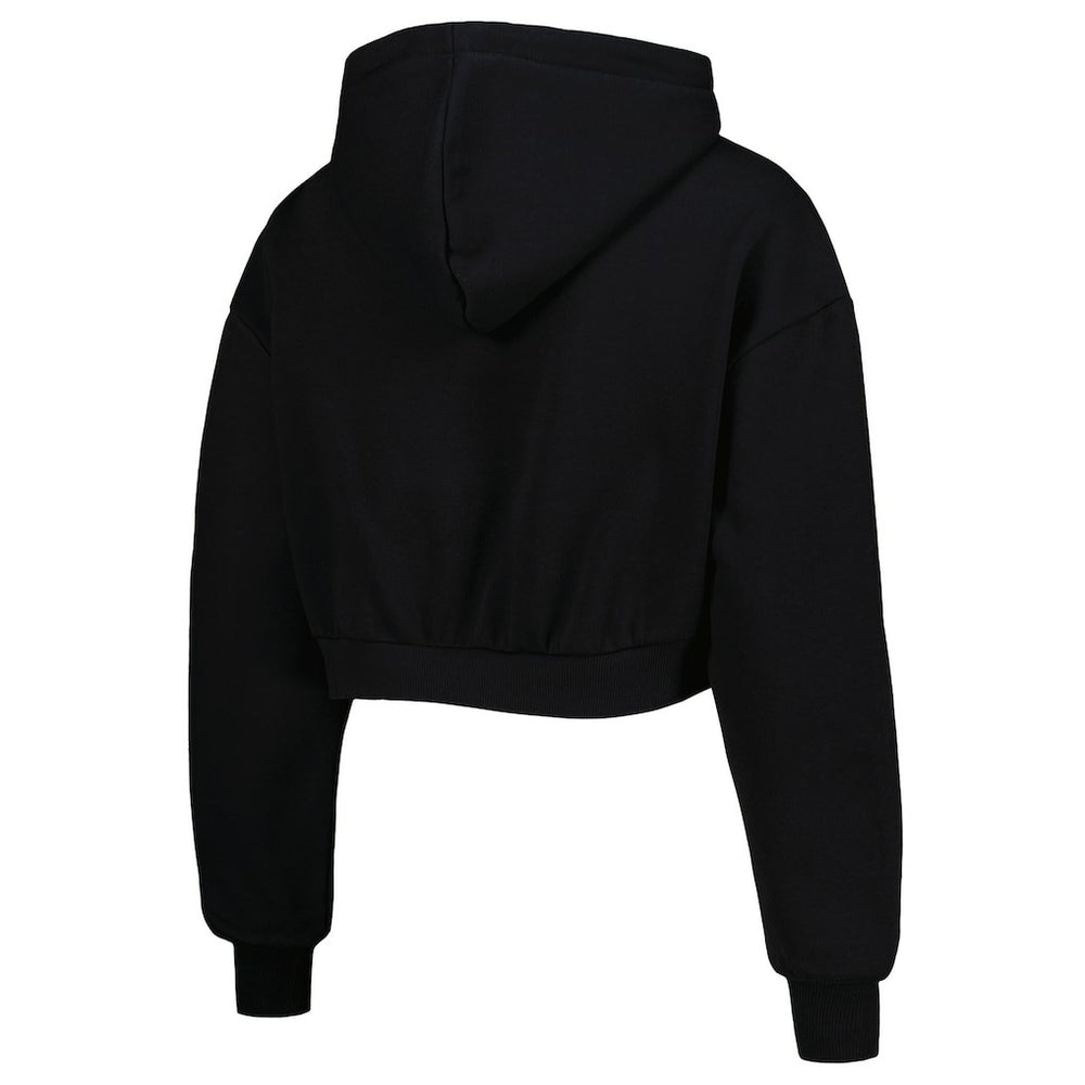 The Wild Collective Women's Cropped Pullover Hoodie - Baltimore Ravens