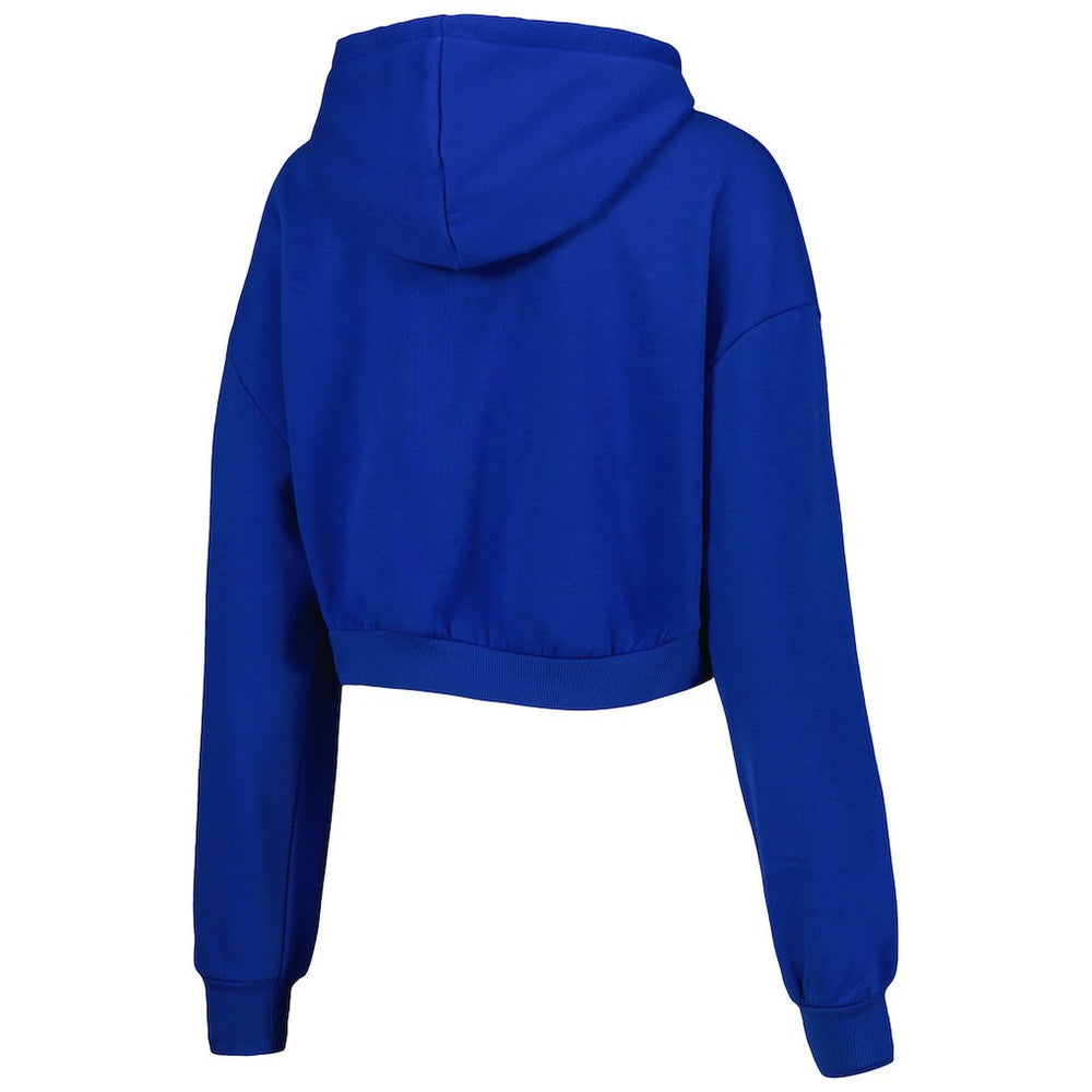 The Wild Collective Women's Cropped Pullover Hoodie - Buffalo Bills