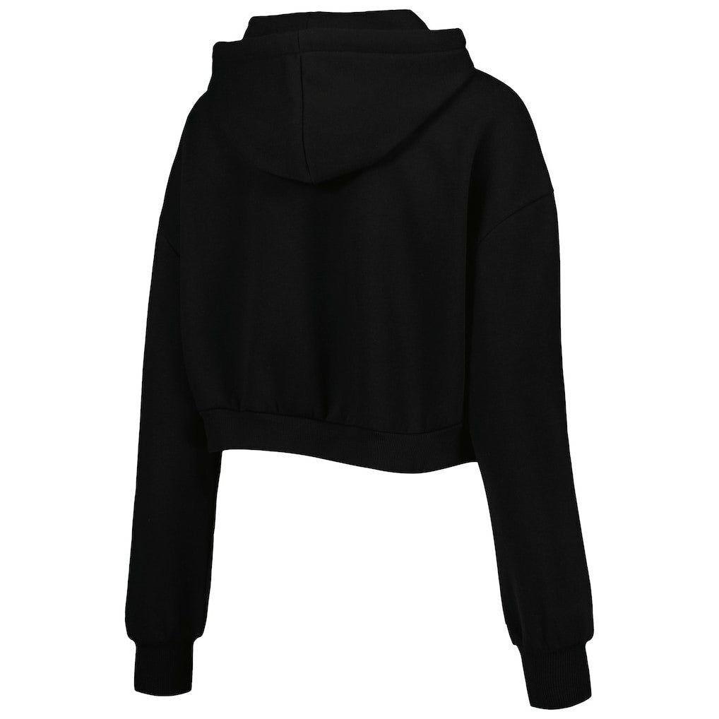 The Wild Collective Women's Cropped Pullover Hoodie - Cleveland Browns