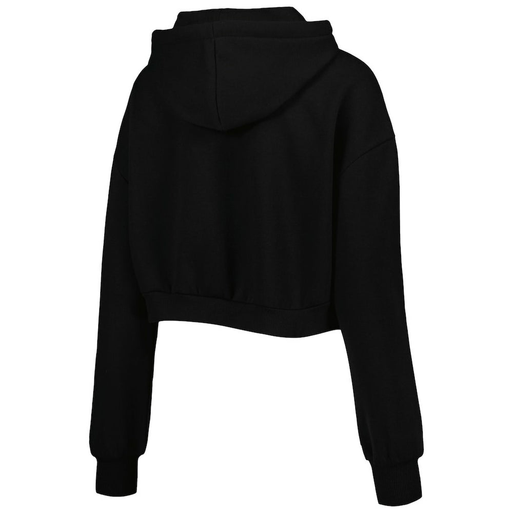 The Wild Collective Women's Cropped Pullover Hoodie - Cleveland Browns