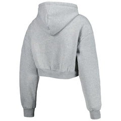 The Wild Collective Women's Cropped Pullover Hoodie - Los Angeles Chargers