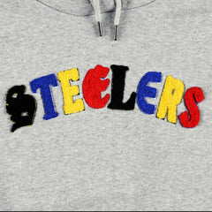 The Wild Collective Women's Cropped Pullover Hoodie - Pittsburgh Steelers