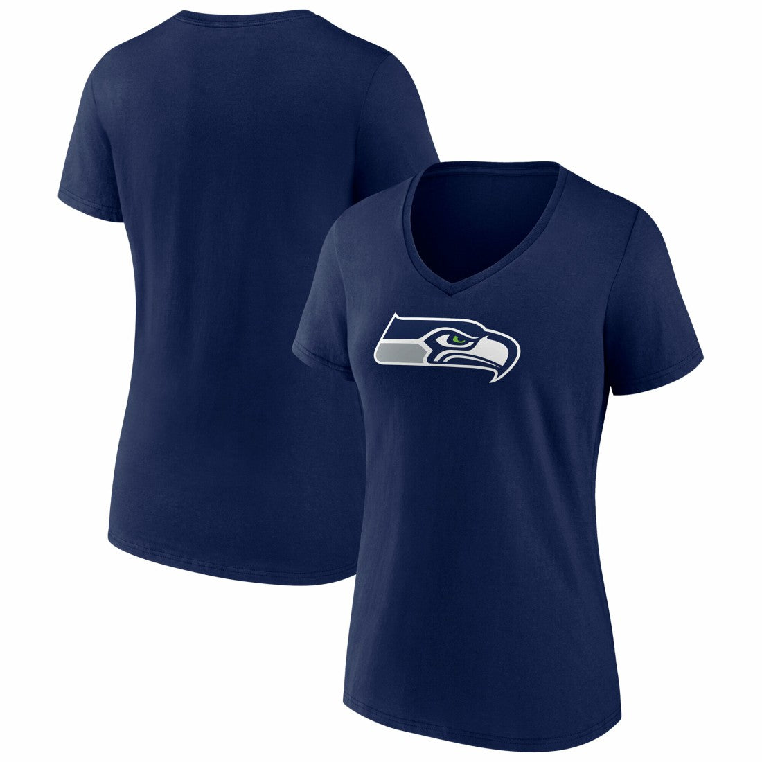 Women's Icon Primary Logo V-Neck T-Shirt - Seattle Seahawks