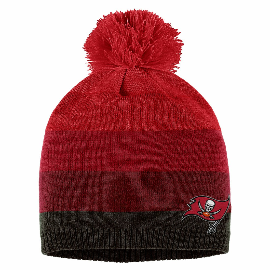 WEAR by Erin Andrews Women's Ombre Pom Knit Hat and Scarf Set - Tampa Bay Buccaneers