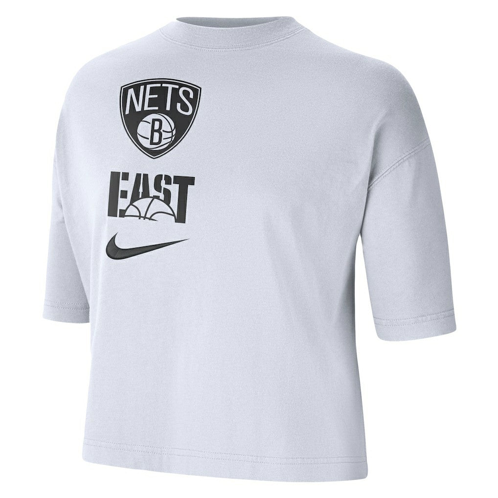 NBA Brooklyn Nets Women's Essential Boxy T-Shirt