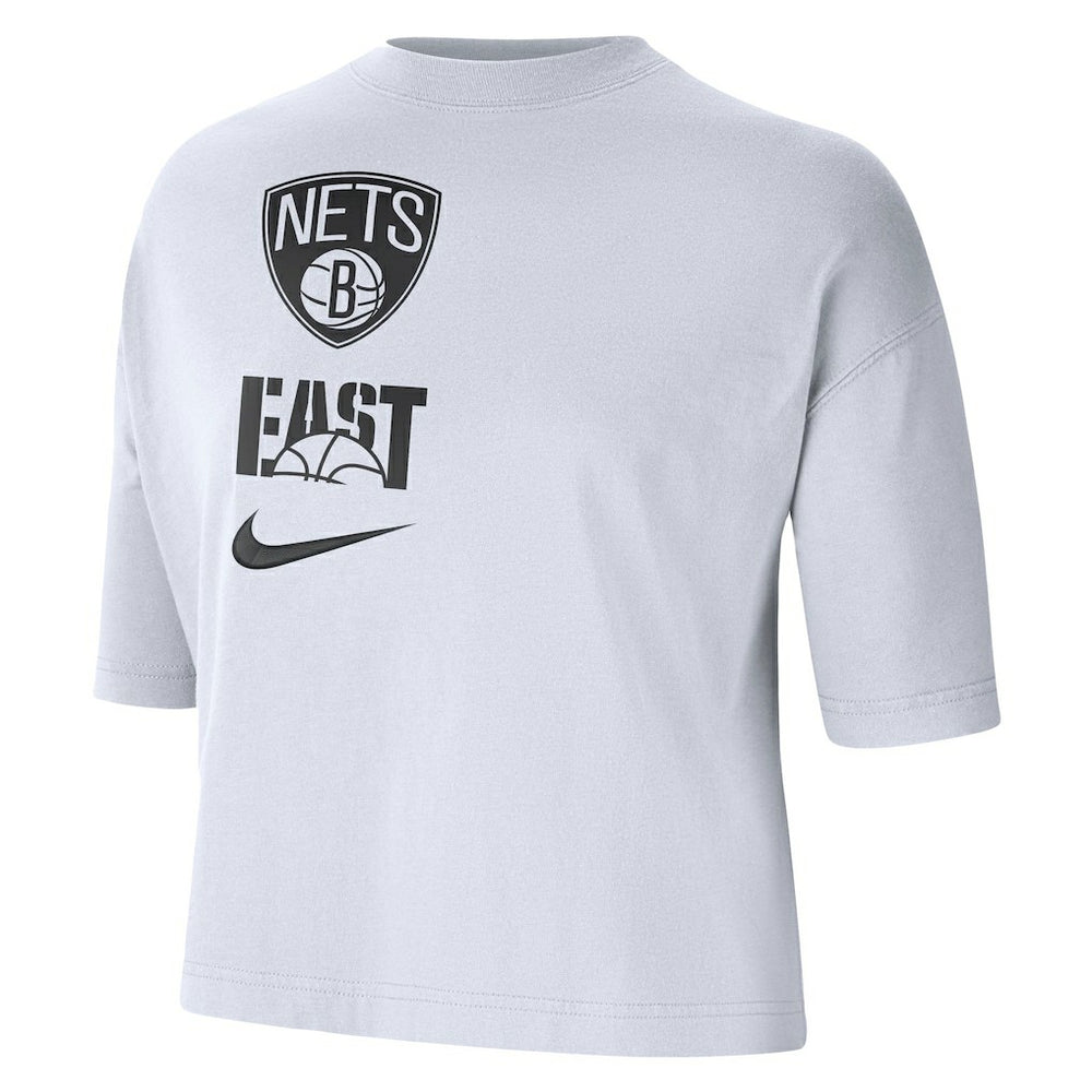 NBA Brooklyn Nets Women's Essential Boxy T-Shirt