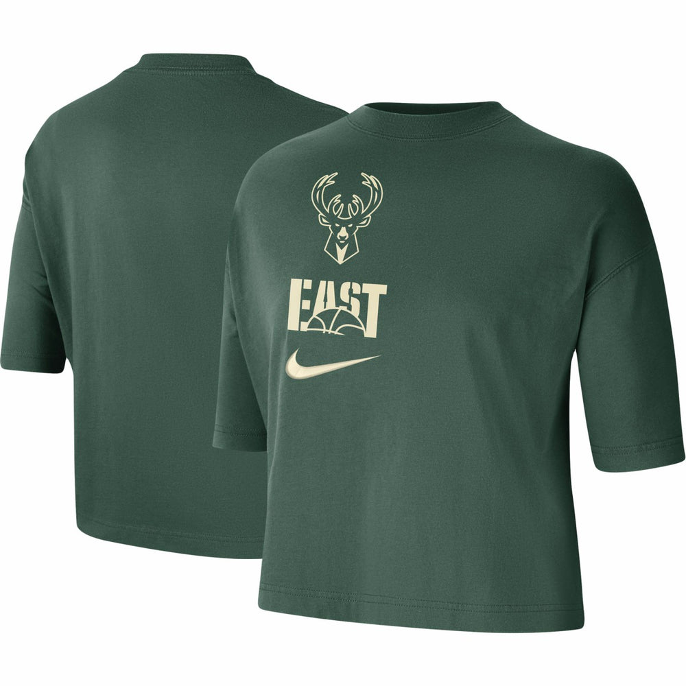 NBA Milwaukee Bucks Women's Essential Boxy T-Shirt