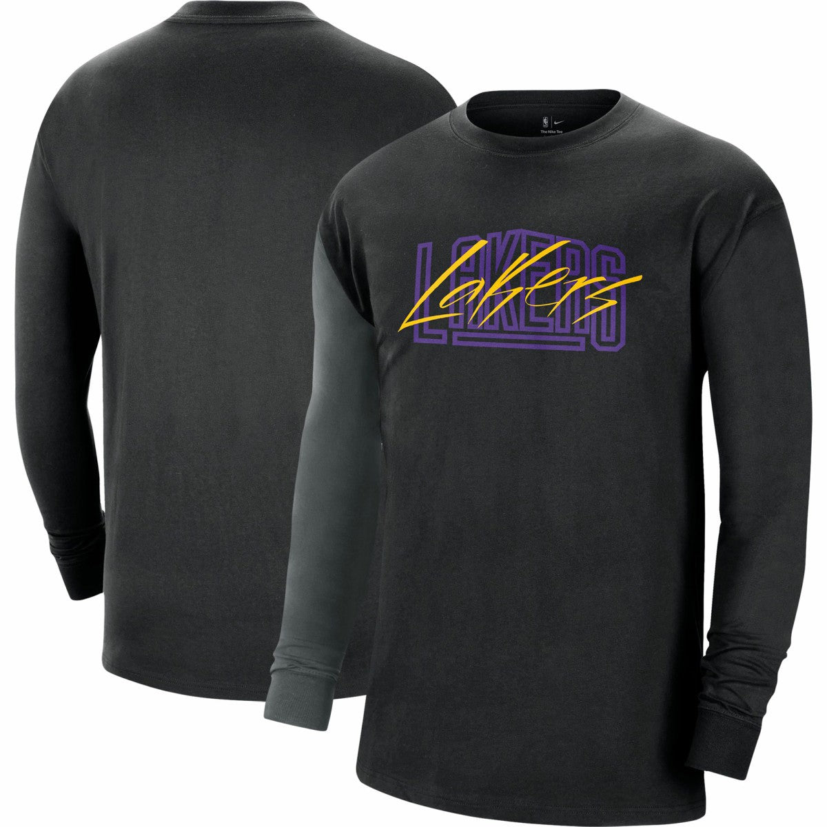 NBA Los Angeles Lakers Courtside Versus Flight MAX90 Long Sleeve T-Shirt