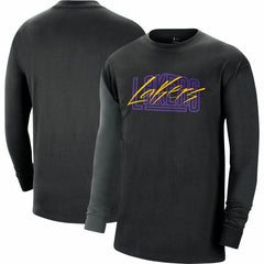 NBA Los Angeles Lakers Courtside Versus Flight MAX90 Long Sleeve T-Shirt